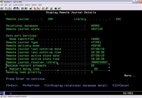 remote journaling|ibm i journal codes.